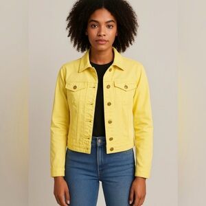 Michael Kors Yellow Denim Jacket